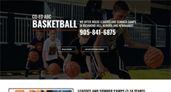 Desktop Screenshot of ginosbasketball.ca